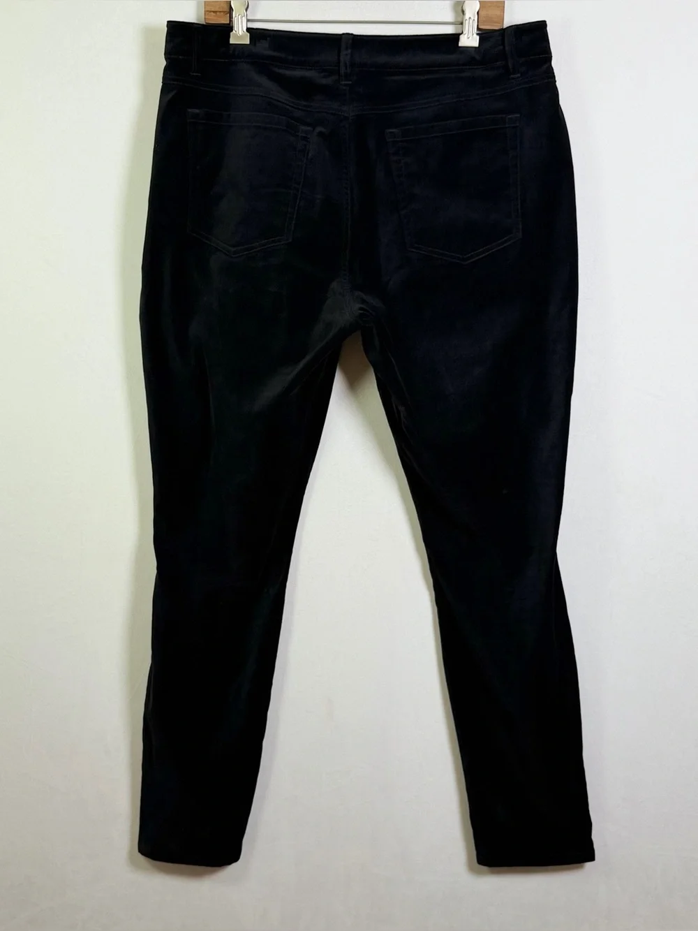 Cabi Women’s Black Velvet Tuxedo Pant Suit Set Size L Jacket & 14 Pants